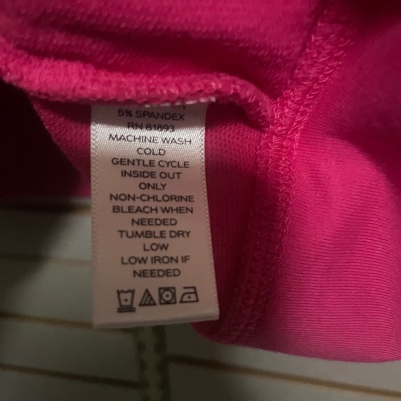 D & Co Denim Company Women's Pink Full Zip Jacket Size L - Picture 5 of 8